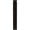 Ekena Millwork Austin Wrought Iron Bracket, (Triple center brace), Antiqued Copper 2"W x 12"D x 15"H BKTM02X12X15TAUACO - alternate 6
